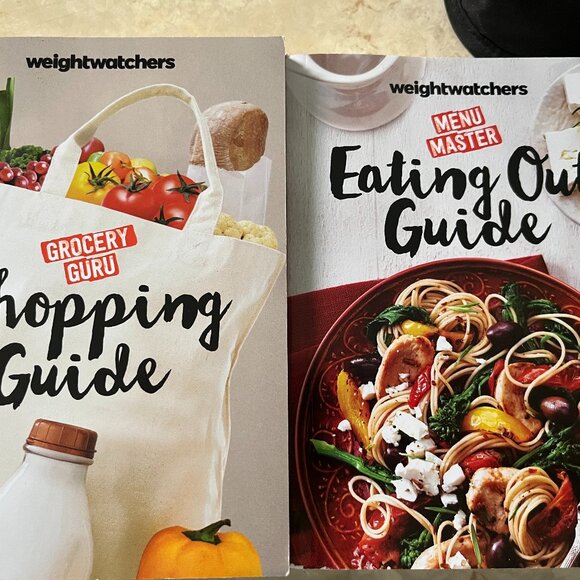 Weight Watchers 7 Pc Set Shopping, Eating, Plan, and Pocket Guides in Organizer - Picture 3 of 11